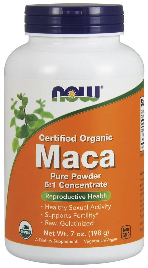 Maca 6:1 Concentrate Pure Powder - 198g - NOW Foods - Papildai
