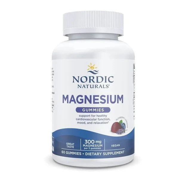 Magnesium Gummies Blueberry Lavender - 60 - Nordic Naturals - Papildai