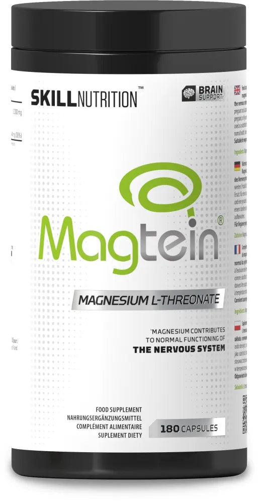 Magtein Magnesium L-Threonate - 180 caps - Skill Nutrition - Sporto papildai