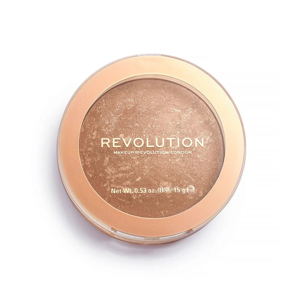 Makeup Revolution Bronzer Reloaded Shimmer for Face Ilgasis savaitgalis 15g - Kosmetika
