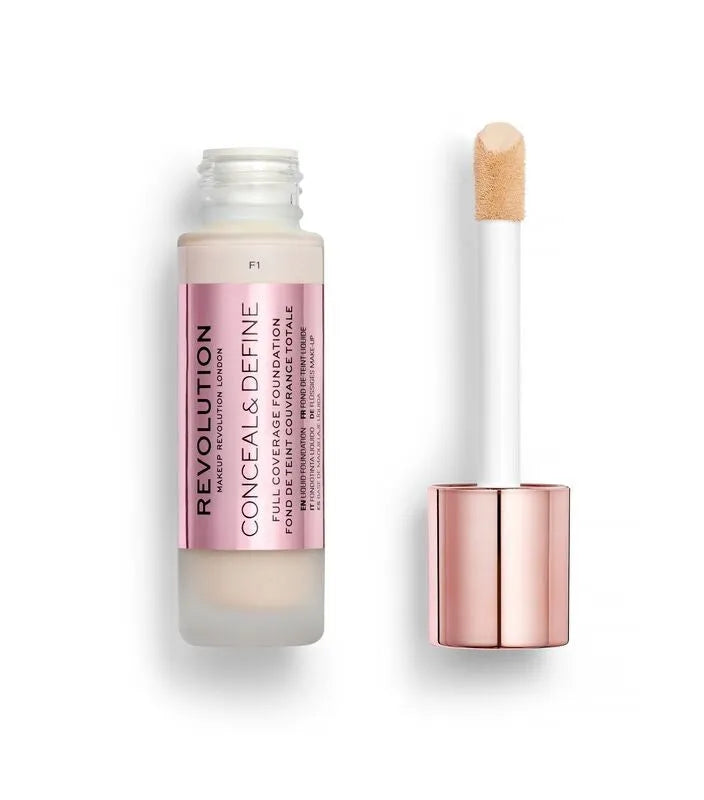 Makeup Revolution Conceal & Define Foundation Concealer F1 23ml - Kosmetika