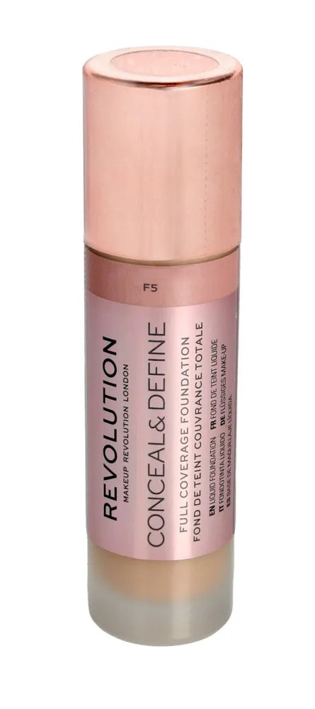 Makeup Revolution Conceal & Define Foundation Concealer F5 23ml - Kosmetika