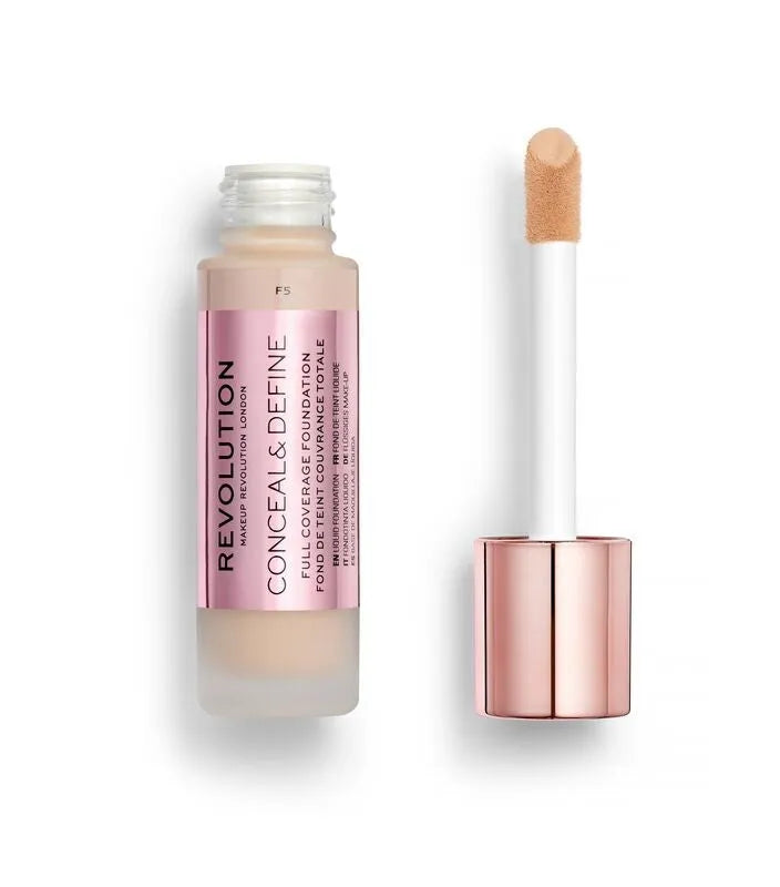 Makeup Revolution Conceal & Define Foundation Concealer F5 23ml - Kosmetika