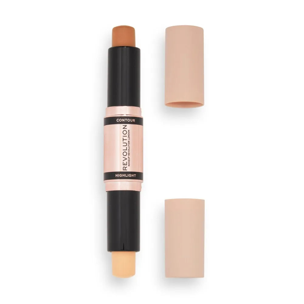 Makeup Revolution Fast Base Contour Stick Dvigubas kontūravimo pieštukas veidui - Vidutinis 1 vnt. - Kosmetika