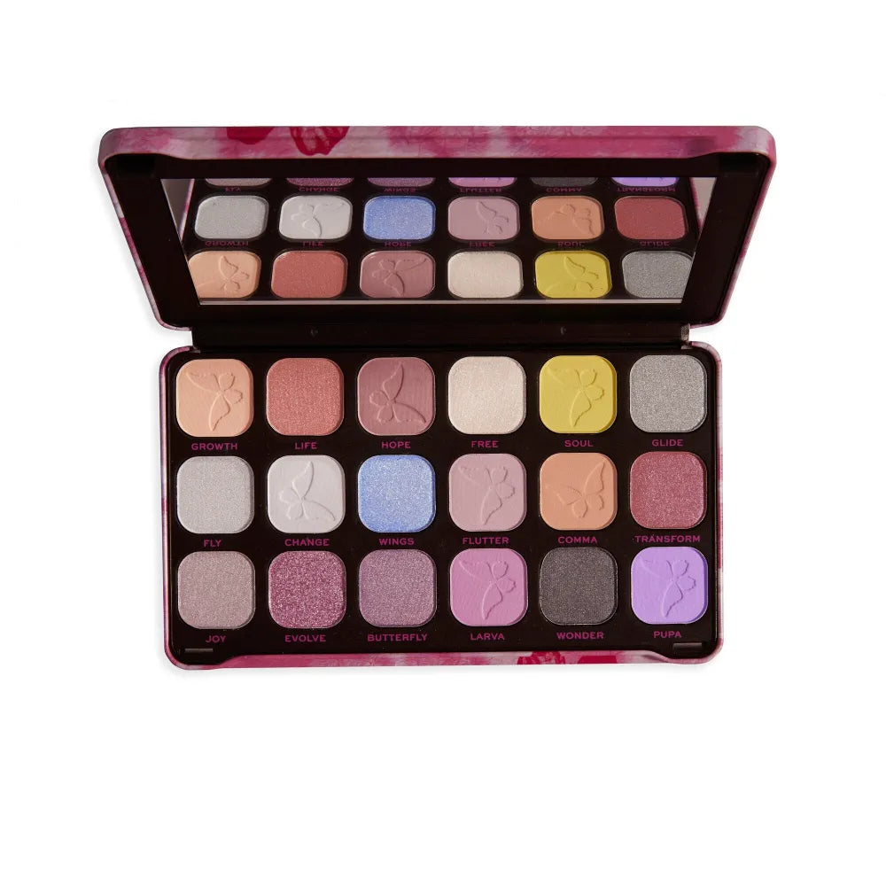 Makeup Revolution Forever Flawless Eyeshadow Palette (18) Drugelis 1vnt - Kosmetika