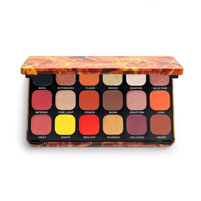 Makeup Revolution Forever Flawless Fire Eyeshadow Palette 1vnt - Kosmetika