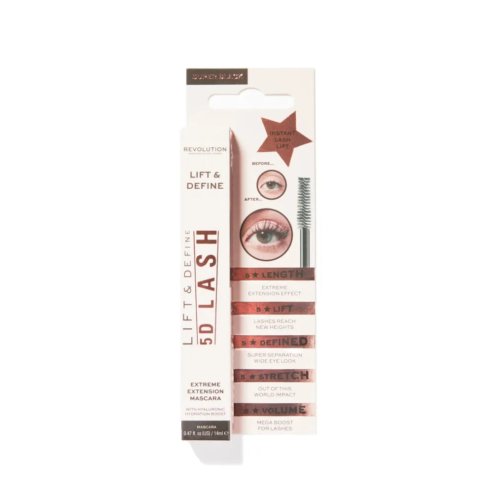 Makeup Revolution Mascara 5D Lash juoda 1 vnt. - Kosmetika