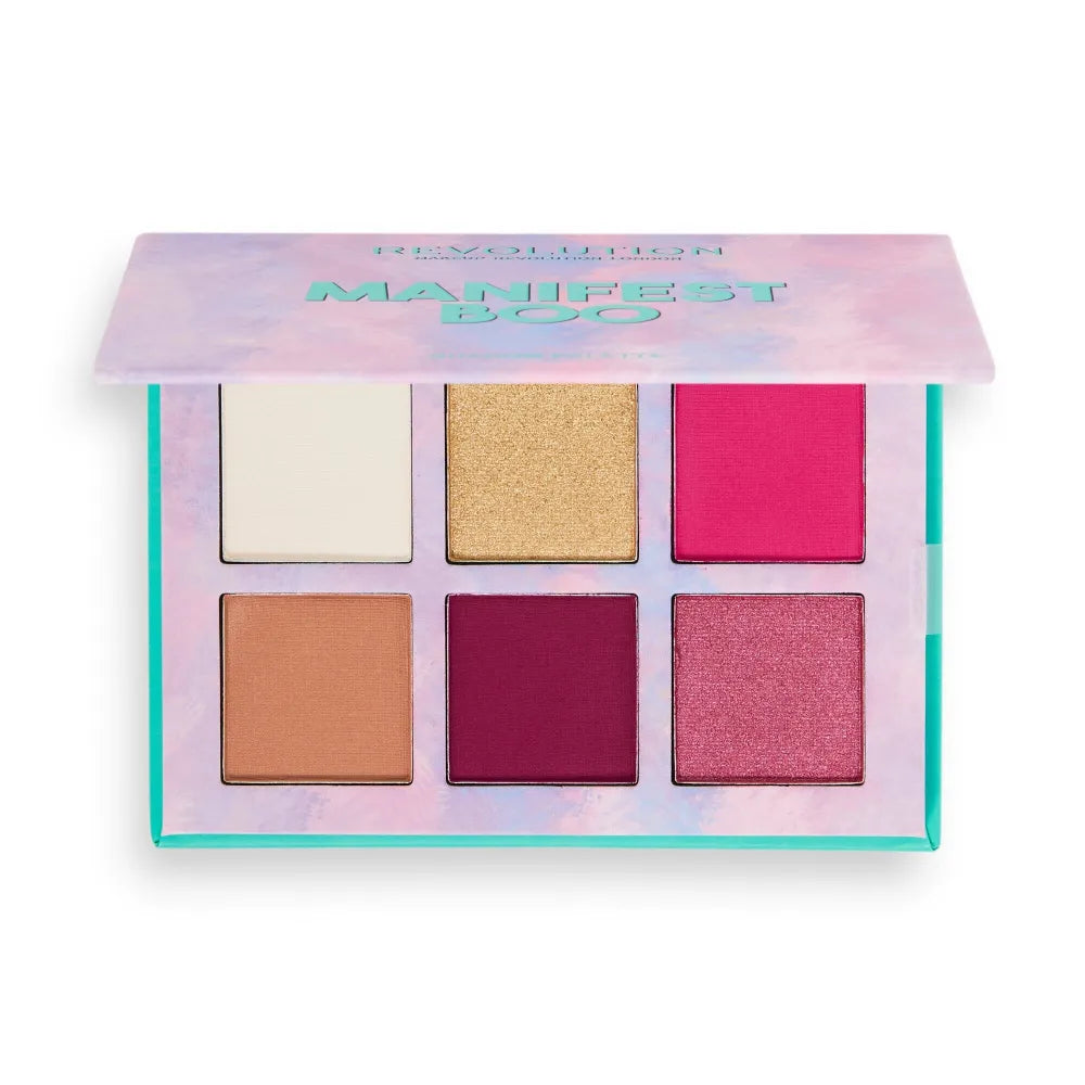 Makeup Revolution Power Shadow Palette Eyeshadow (6) Manifest Boo 1vnt - Kosmetika