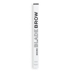 Makeup Revolution Relove Blade Brow Pencil - dvipusis antakių pieštukas Granite 1vnt - Kosmetika