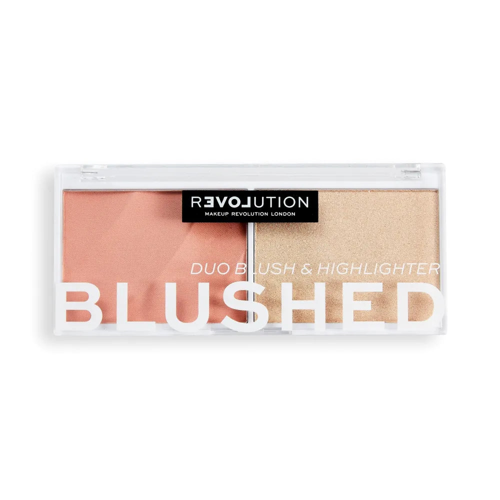 Makeup Revolution Relove Blushed Duo Palette - Saldus 1vnt - Kosmetika