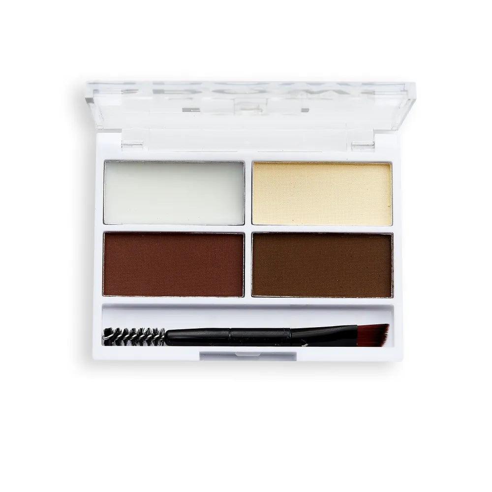 Makeup Revolution Relove Brows Brow Shaping Palette - Tamsus 1vnt - Kosmetika
