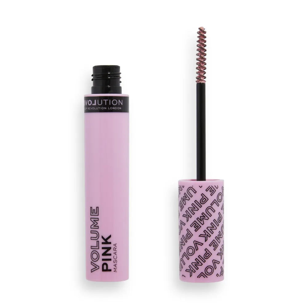 Makeup Revolution Relove Volume Mascara blakstienoms - Rožinė 1 vnt. - Kosmetika