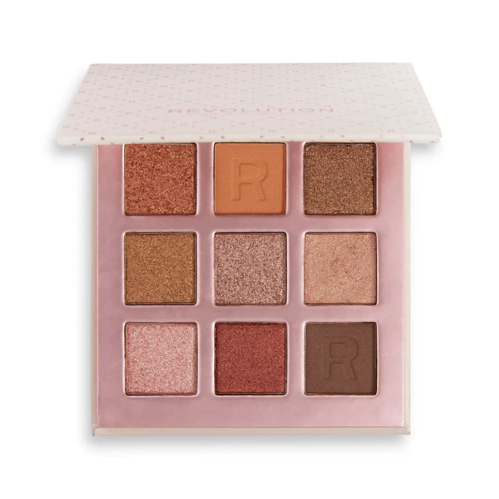 Makeup Revolution Soft Glamour Mini Eyeshadow Palette Dream Glow (9) 1vnt - Kosmetika
