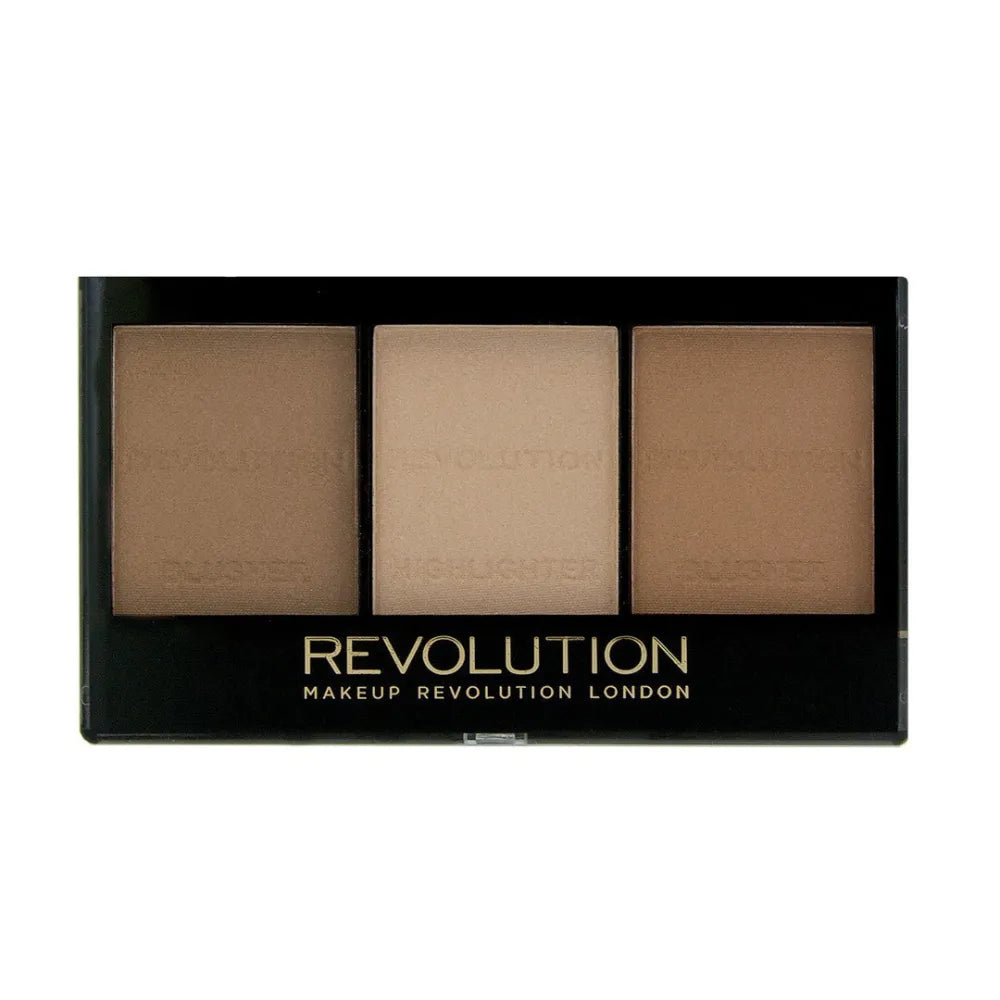 Makeup Revolution Ultra Sculp & Contour Veido Korrektūros Rinkinys Šviesiai Vidutinis C04 11g - Kosmetika