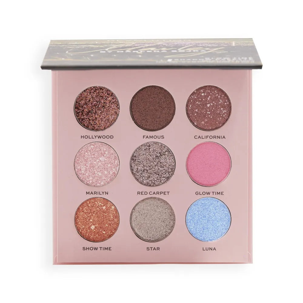 Makeup Revolution X Marley by Marlena Sojka akių šešėlių paletė Glow Time (9) 1 vnt - Kosmetika