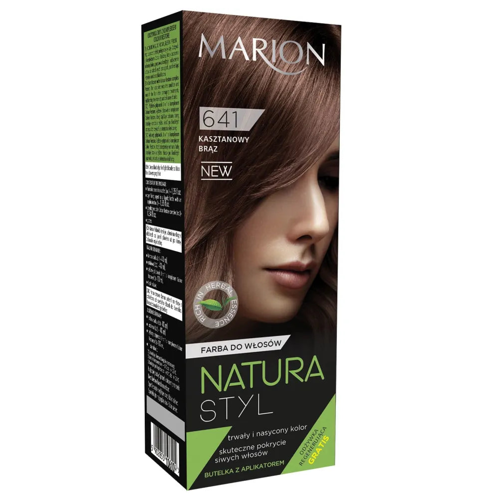 Marion Hair Color Natura Styl Nr. 641 kaštonų ruda - Kosmetika
