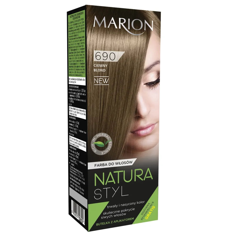 Marion Hair Dye Natura Styl Nr. 690 Tamsiai šviesūs - Kosmetika