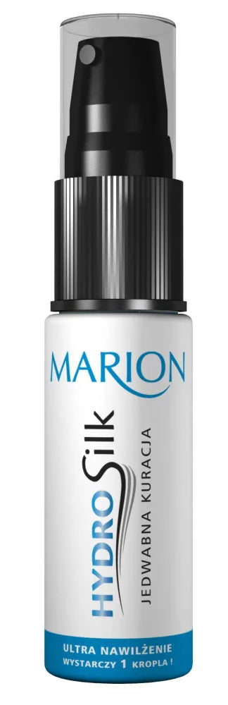Marion Hydro Silk Silko gydymas sausiems ir nuobodiems plaukams 15ml - Kosmetika