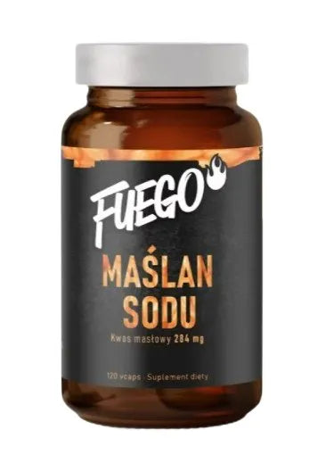 Maślan Sodu - 120 vcaps - Fuego - Sporto papildai