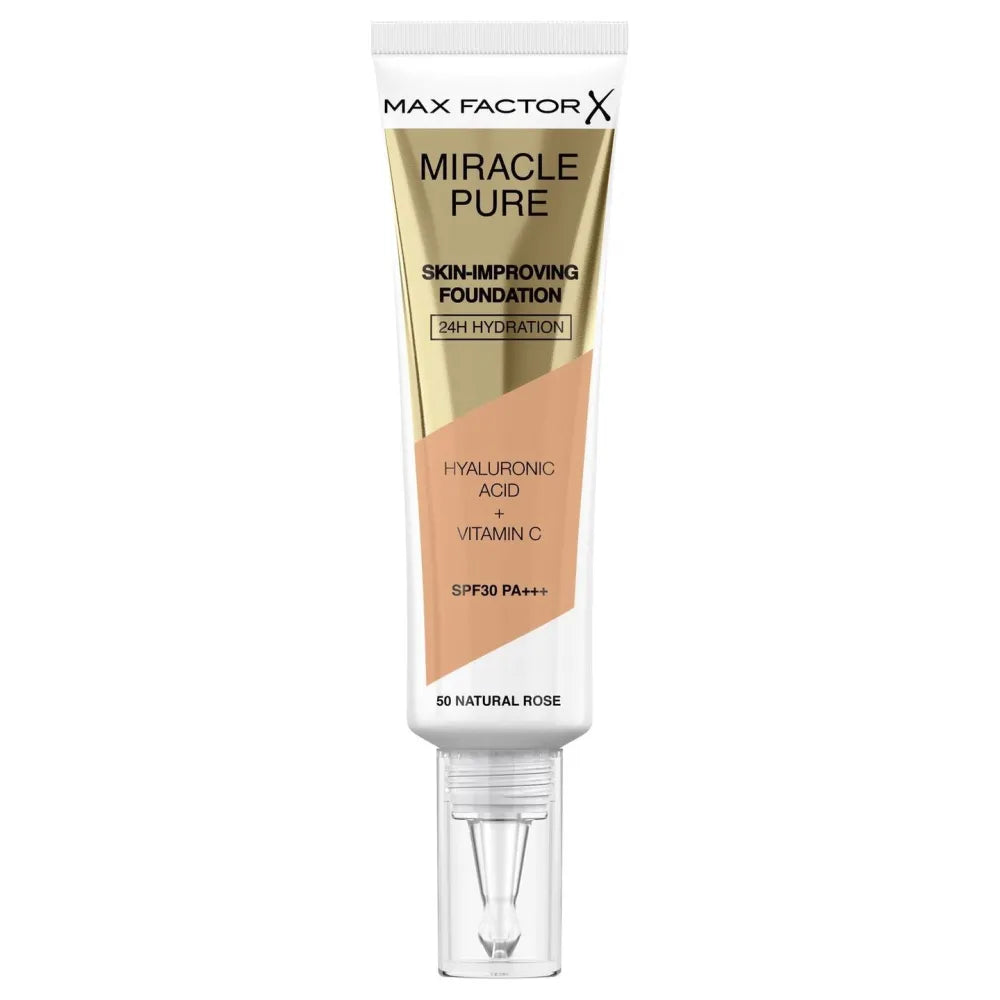 MAX FACTOR Face Foundation MIRACLE PURE nr. 50 Natūralus 30ml - Kosmetika
