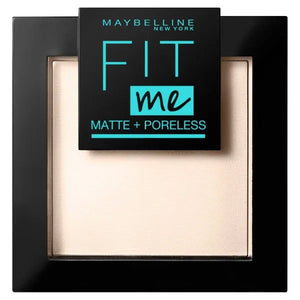 Maybelline Fit Me! Matte + Poreless Compact Powder Nr. 104 Švelni dramblio kaulo spalva 9g - Kosmetika