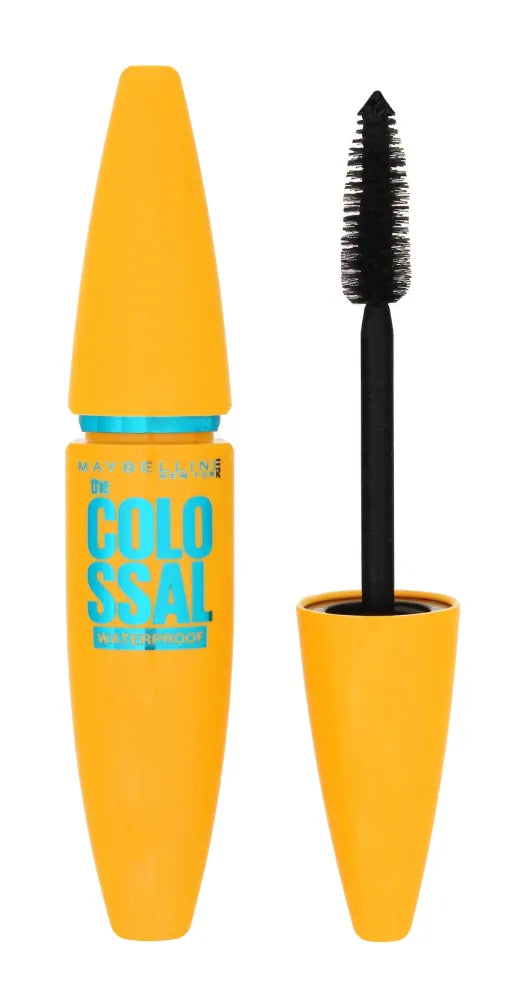 Maybelline Mascara Colossal Black Waterproof 10.7ml atsparus vandeniui - Kosmetika