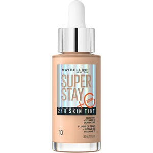 MAYBELLINE Super Stay 24H Skin Tint Švytinčio Pagrindo su Vitaminu C Nr. 10 - 30ml - Kosmetika