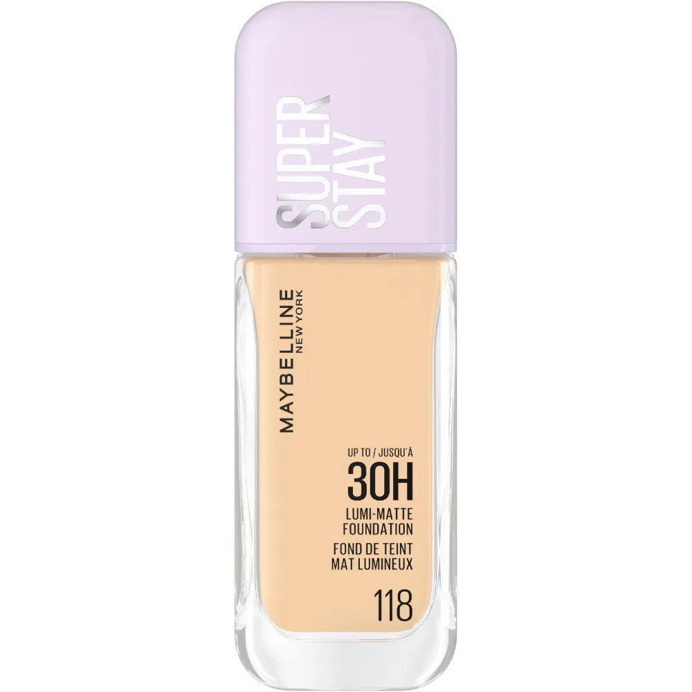 MAYBELLINE Super Stay 30H Lumi Matte mattifying and covering foundation 118 30 ml - Kosmetika