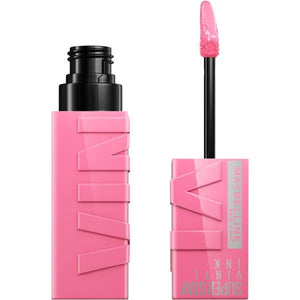 MAYBELLINE Super Stay Vinyl Ink Skystas Lūpų Dažai Nr. 155 Upbeat 4.2ml - Kosmetika