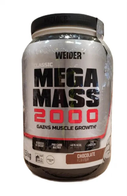 Mega Mass 2000 Chocolate - 1500g - Weider - Sporto papildai