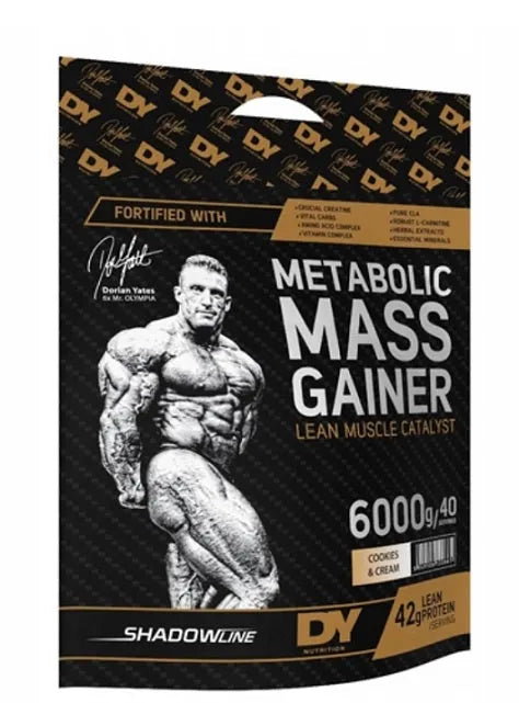 Metabolic Mass Gainer Cookies & Cream - 6000g - Dorian Yates - Sporto papildai