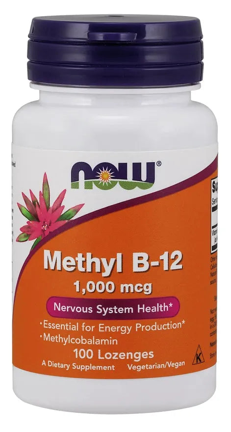Methyl B-12 1000mcg - 100 lozenges - NOW Foods - Papildai