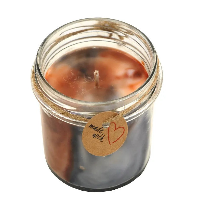 MIA BOX Marmurinis sojų žvakių su Palo Santo kvapu 240g - Kosmetika