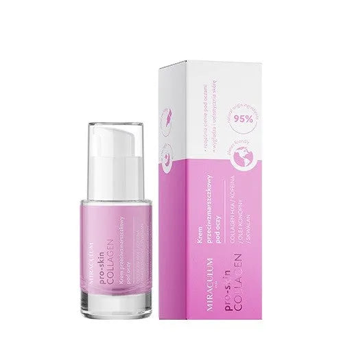 Miraculum Collagen Pro-Skin Anti-Wrinkle Eye Cream 15ml akių kremas nuo raukšlių - Kosmetika