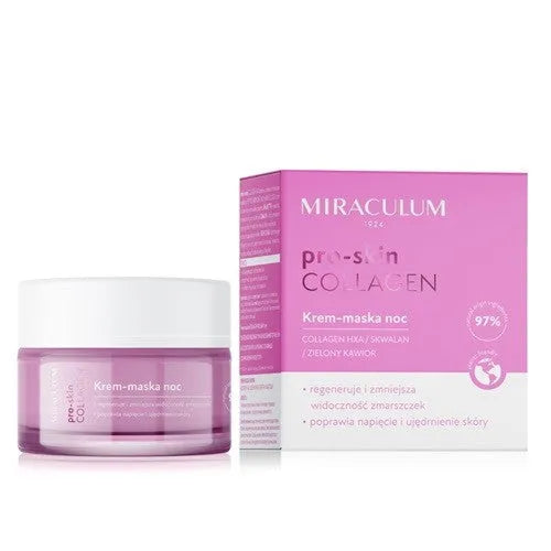 Miraculum Collagen Pro-Skin Naktinis Veido Kremas-Maskė 50ml - Kosmetika