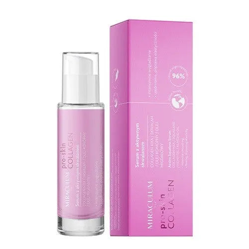 Miraculum Collagen Pro-Skin Veido serumas su aktyviu skvalanu 30ml - Kosmetika