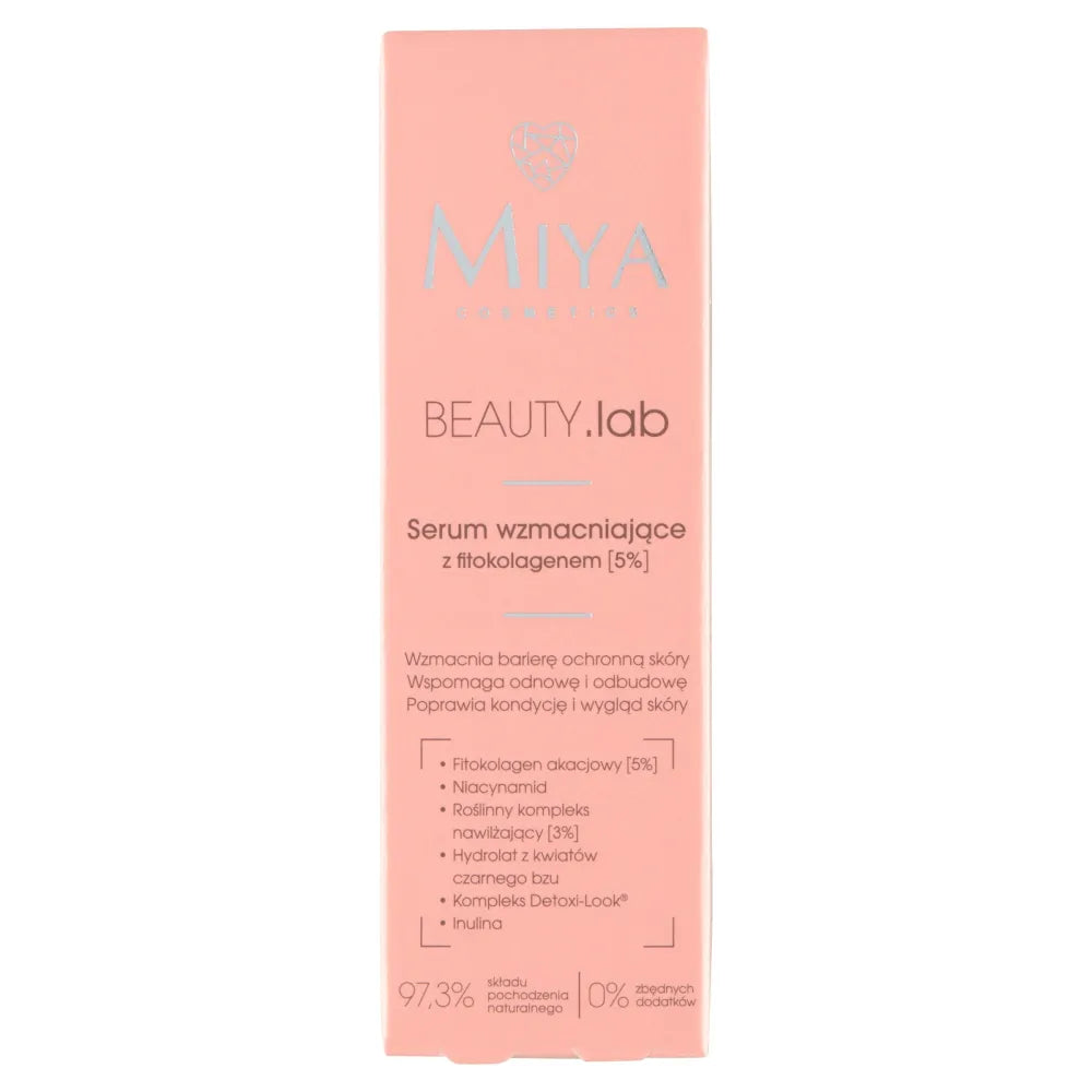 MIYA BEAUTY.lab Stiprinantis serumas su fitokollagenu 5% 30ml - Kosmetika