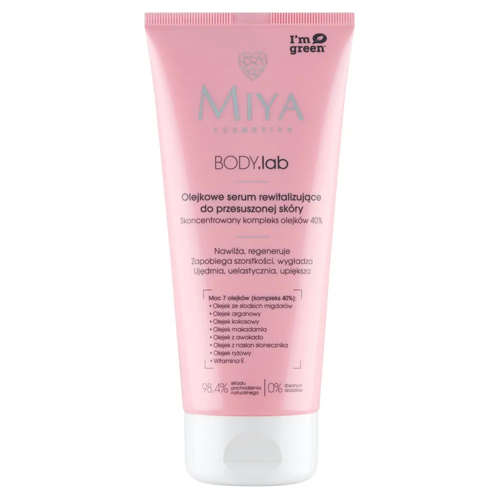 MIYA BODY.lab Revitalizuojantis Aliejus Serumas 200ml - Kosmetika