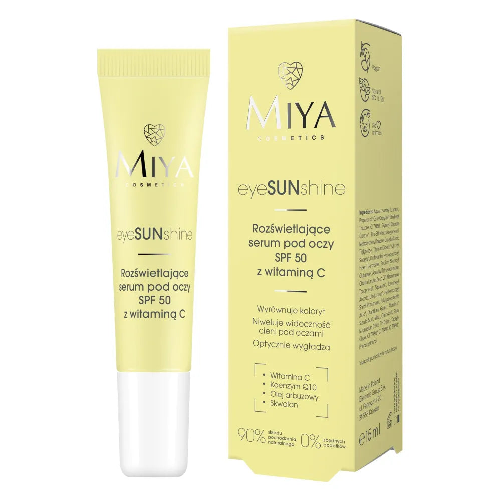 MIYA eyeSUNshine eye serum SPF 50 15 ml - Kosmetika