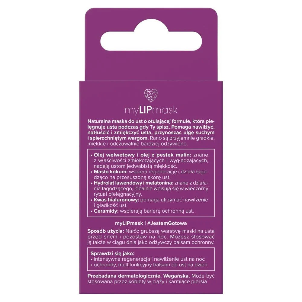 MIYA myLIPmask Nourishing overnight lip mask 10 g - Kosmetika