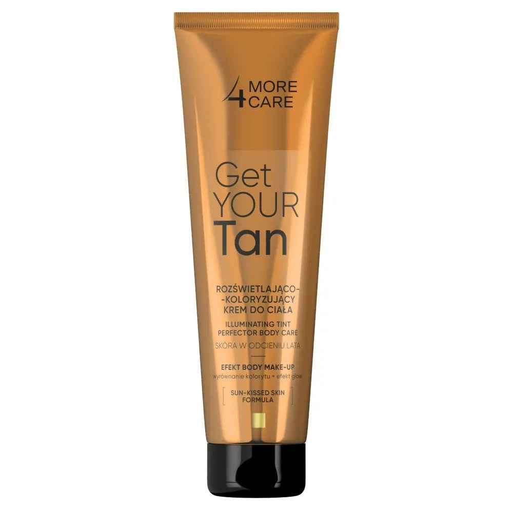 More4Care Get Your Tan Illuminating Coloring Cream for face and body - kūno makiažas 100ml - Kosmetika