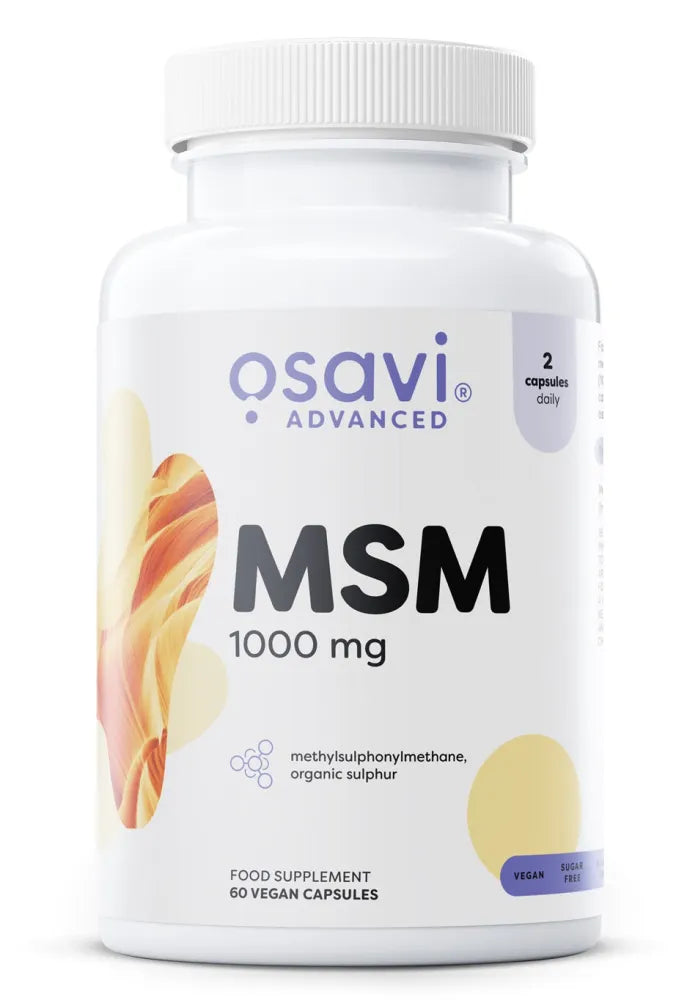 MSM 1000mg - 60 vcaps - Osavi - Papildai