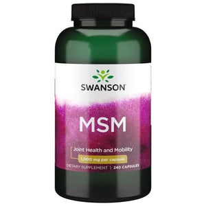 MSM - Sąnariams - 1000 mg - N240 - Swanson - Papildai