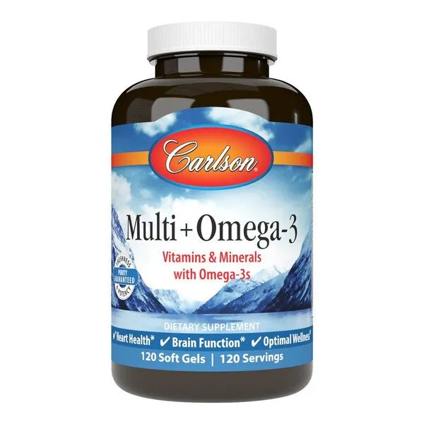 Multi + Omega-3 - 120 softgels - Carlson Labs - Papildai