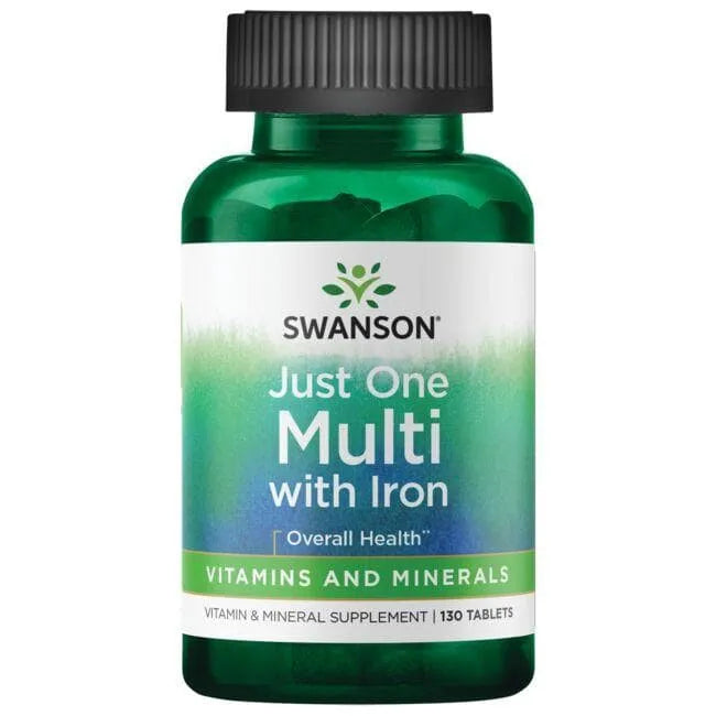 Multi with Iron - N130 - Multivitaminai su geležimi - Swanson - Papildai