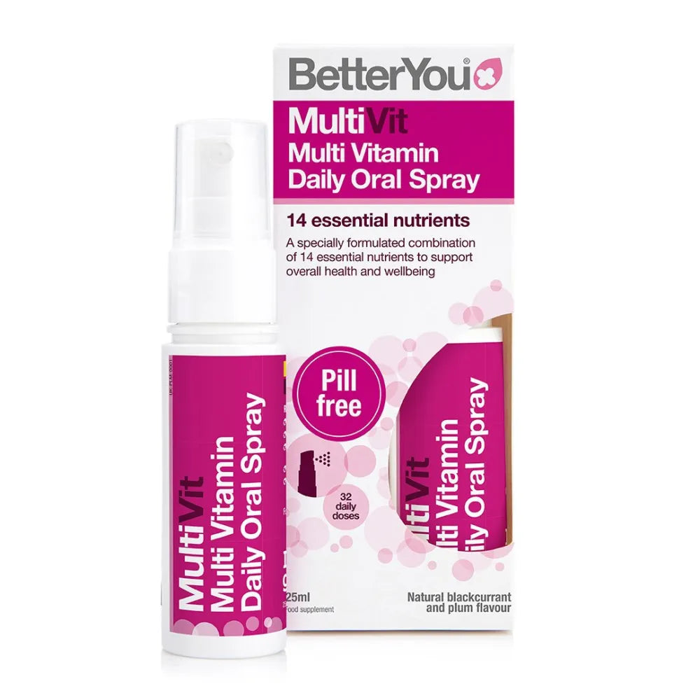 MultiVit Blackcurrant and Plum - 25 ml - BetterYou - Papildai