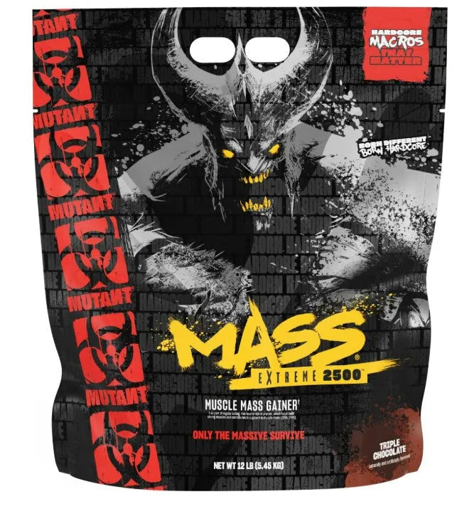 Mutant Mass Extreme 2500 Triple Chocolate - 5450g - Sporto papildai