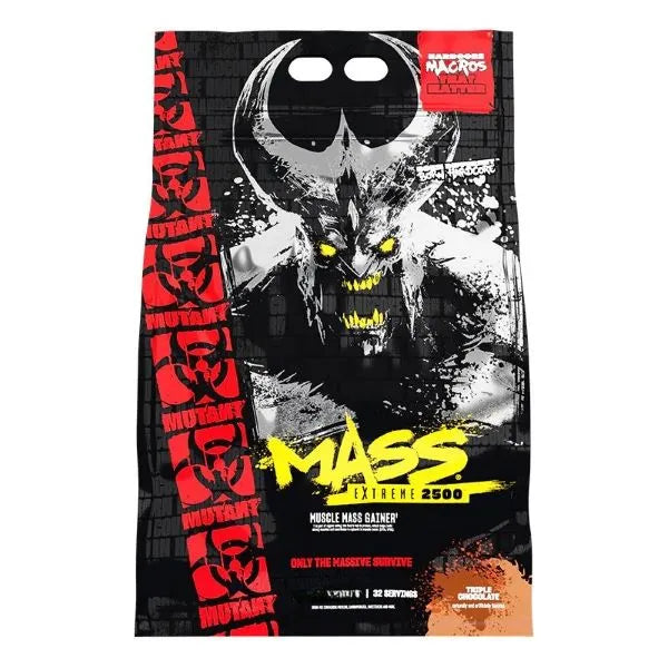 Mutant Mass Extreme 2500 Triple Chocolate - 9070g - Sporto papildai