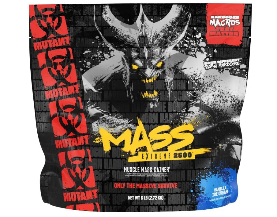 Mutant Mass Extreme 2500 Vanilla Ice Cream - 2720g - Sporto papildai