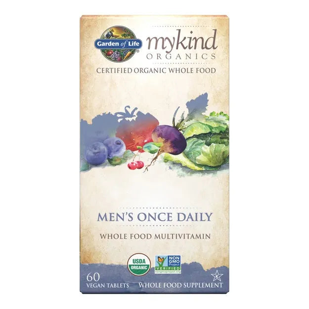 Mykind Men’s Once Daily - 60 vegan tablets - Garden of Life - Papildai